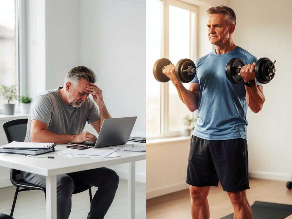 Why Cardio Isn’t Shrinking Man Boobs in Stressed 40+ Dads