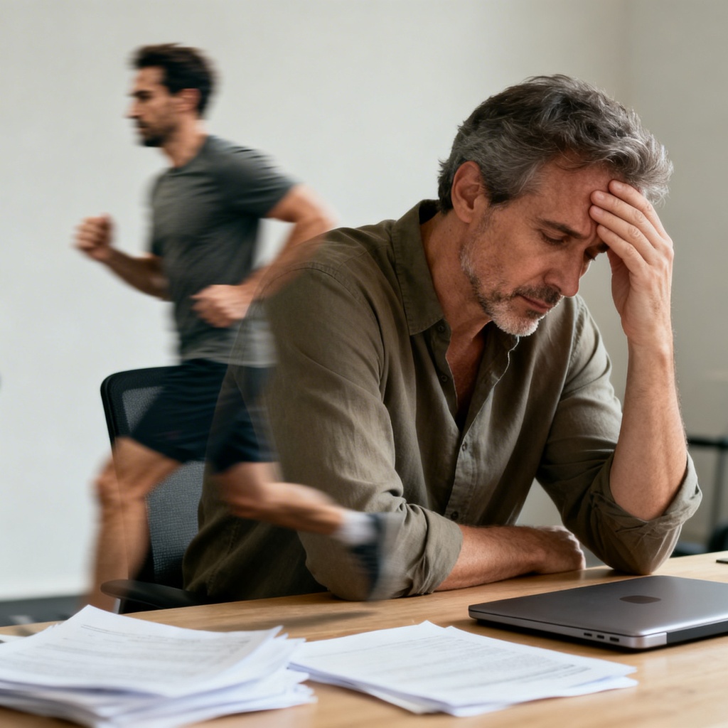 Why Exercise Isn't Boosting Testosterone in Stressed 40+ Men